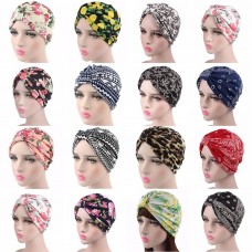 Woman Elastic Cotton Head Wrap Scarf Turban Hat Cancer Chemo Hair Loss Cap Cover  eb-73999475